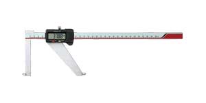 Digital Caliper with Round Measuring points for inside Grooves