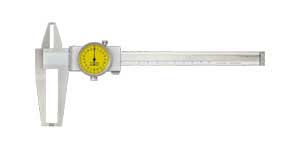 Double inside Groove Dial Caliper with knife-edged Measuring Faces