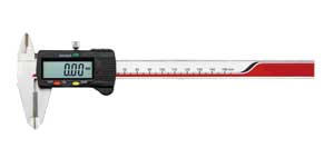 Digital Caliper with Carbide-tipped Jaws