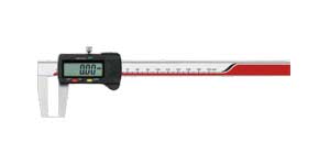 Digital Caliper with Flat Measuring Points for Outside Grooves