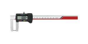 Digital Caliper with Round Measuring Points for Outside Grooves