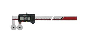 Digital Caliper with Arc Shape Measuring Anvils for inside and Outside Groove